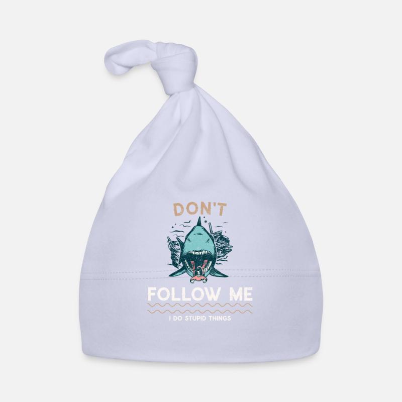 Ne me suivez pas. Je fais des choses stupides | Plongée Bonnet bio Bébé