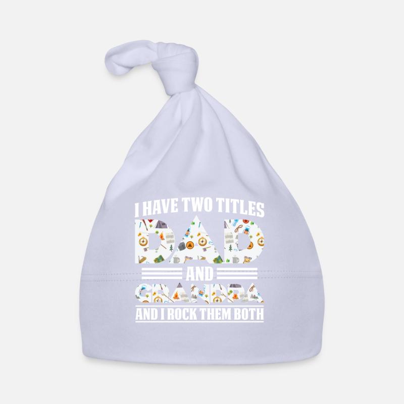 Papa Opa Camping Geschenk Baby Bio-Mütze