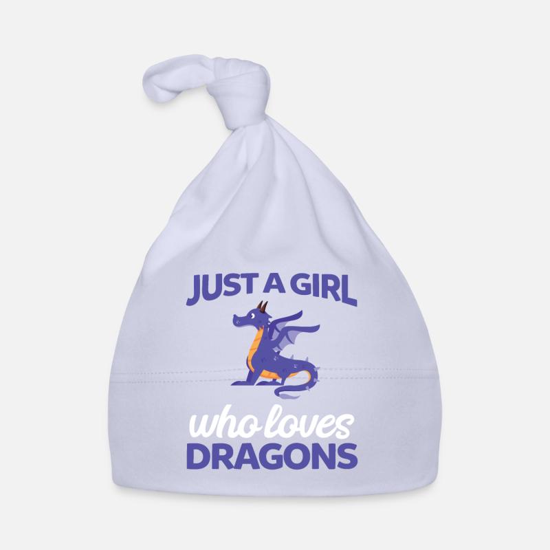 Drache Mädchen Drachen Geschenk Baby Bio-Mütze