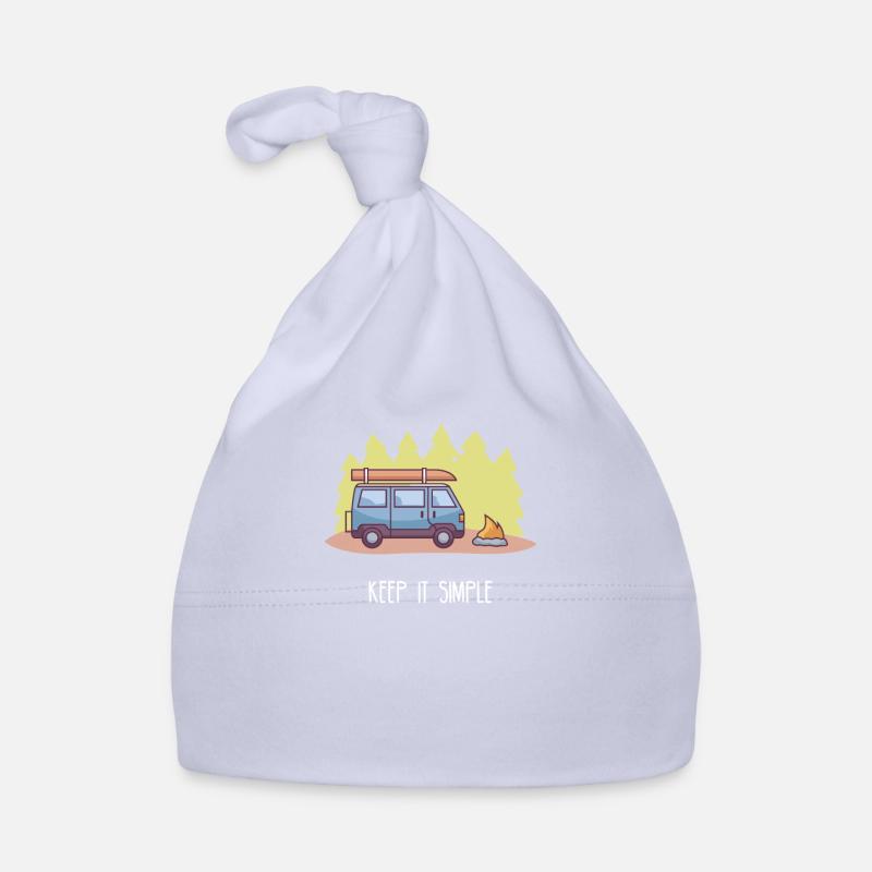 Keep it Simple I Camping Van Camping Motif Bonnet bio Bébé