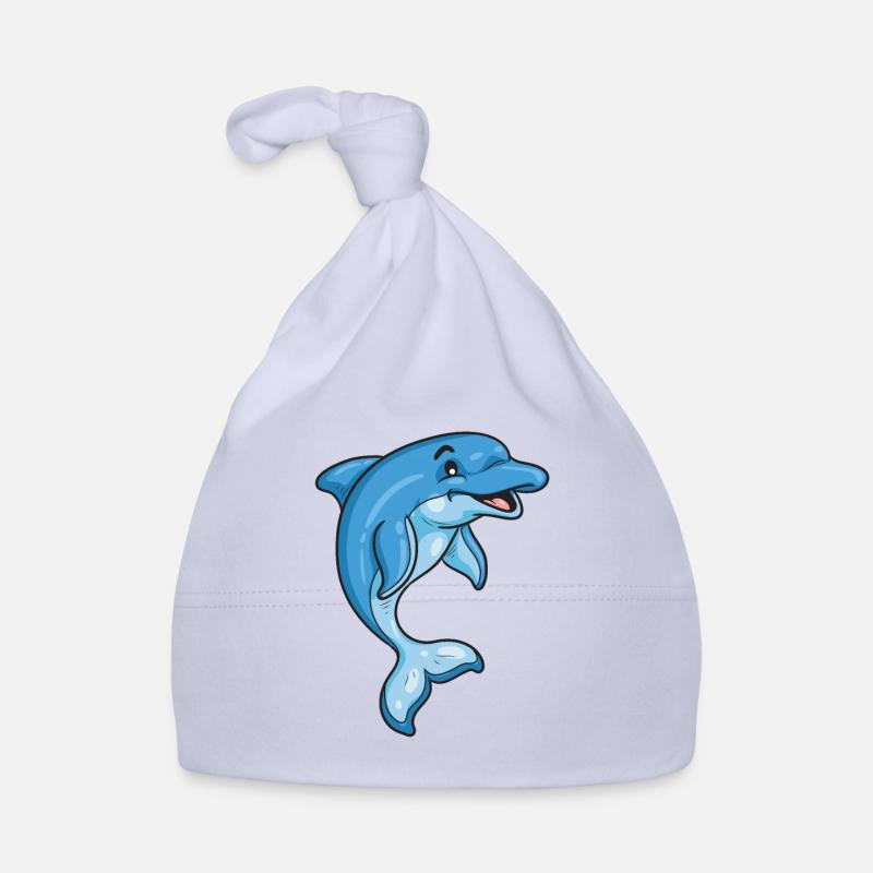 Delfin Baby Bio-Mütze