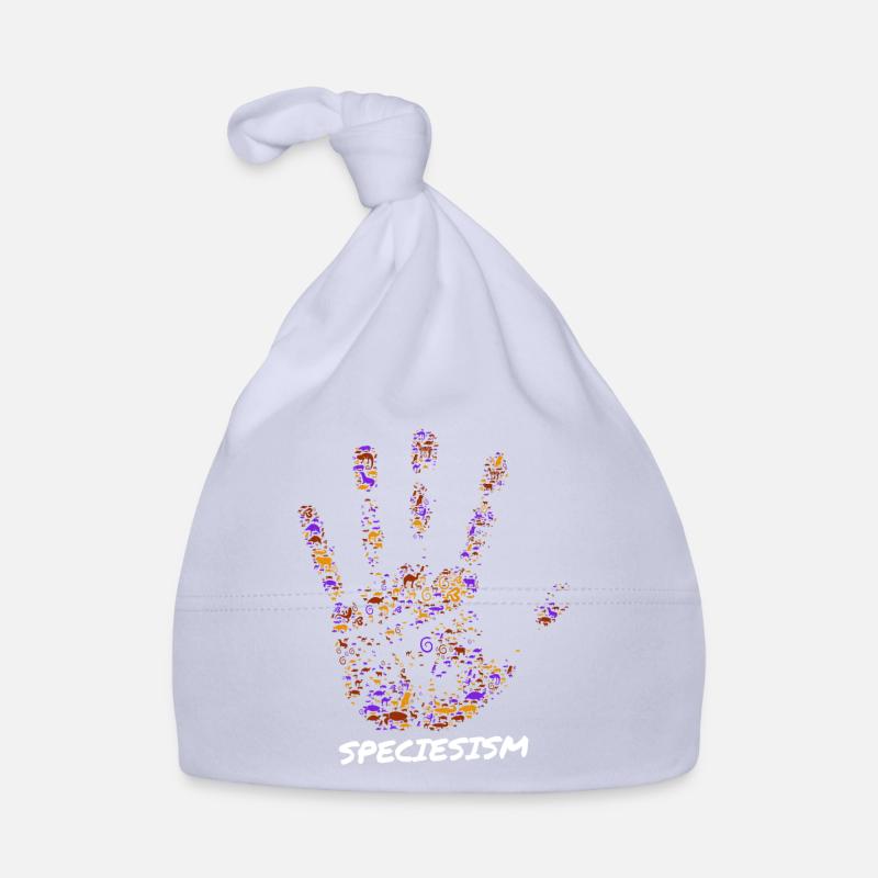 Stop au spécisme Empreinte de main animale Bonnet bio Bébé