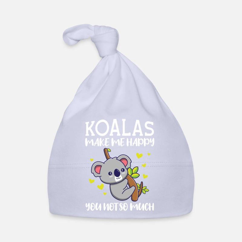 Koala Koala Koalas cadeau - Bonnet bio Bébé - ciel