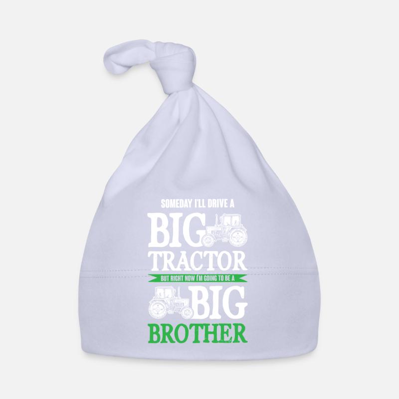 großer traktor großer bruder Baby Bio-Mütze