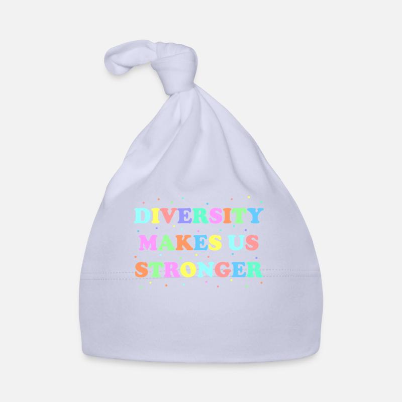 Diversity Makes Us Stronger Organic Baby Cap