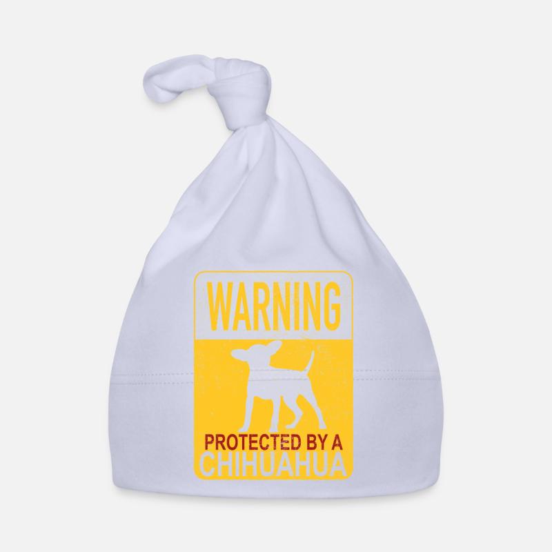 Warning Protected Chihuahua Khwawa LapDog Organic Baby Cap