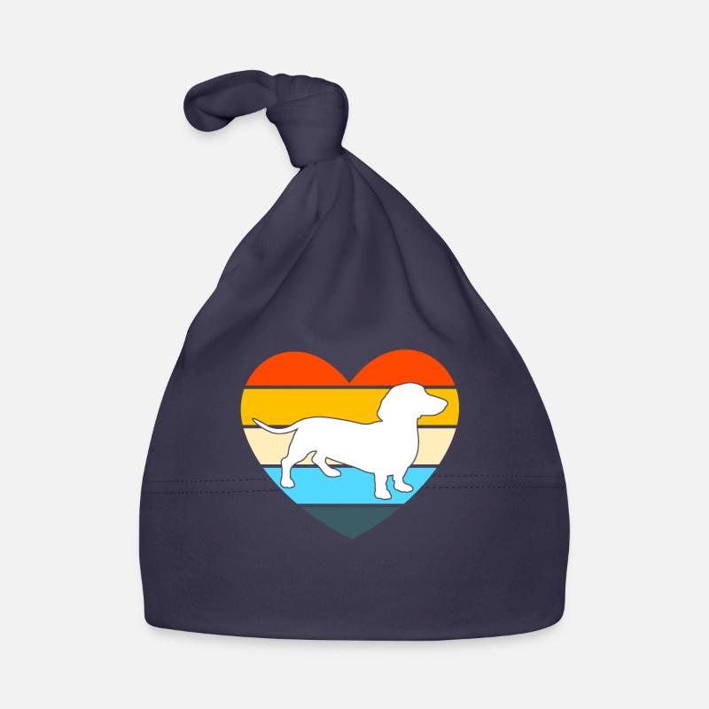 Dackel Dackel Pet Geschenk Baby Bio-Mütze