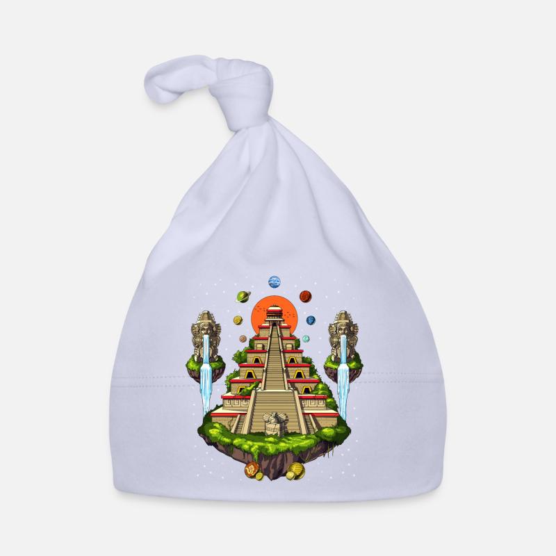 Azteken-Pyramideninsel Baby Bio-Mütze