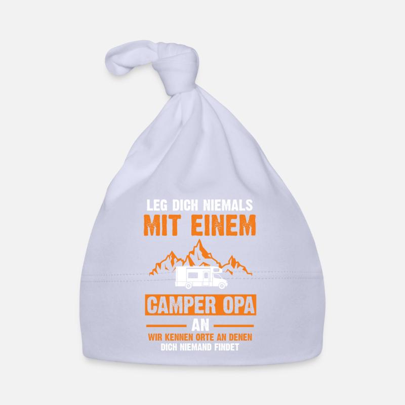 Camper Opa Großvater Wohnwagen Geschenk Baby Bio-Mütze