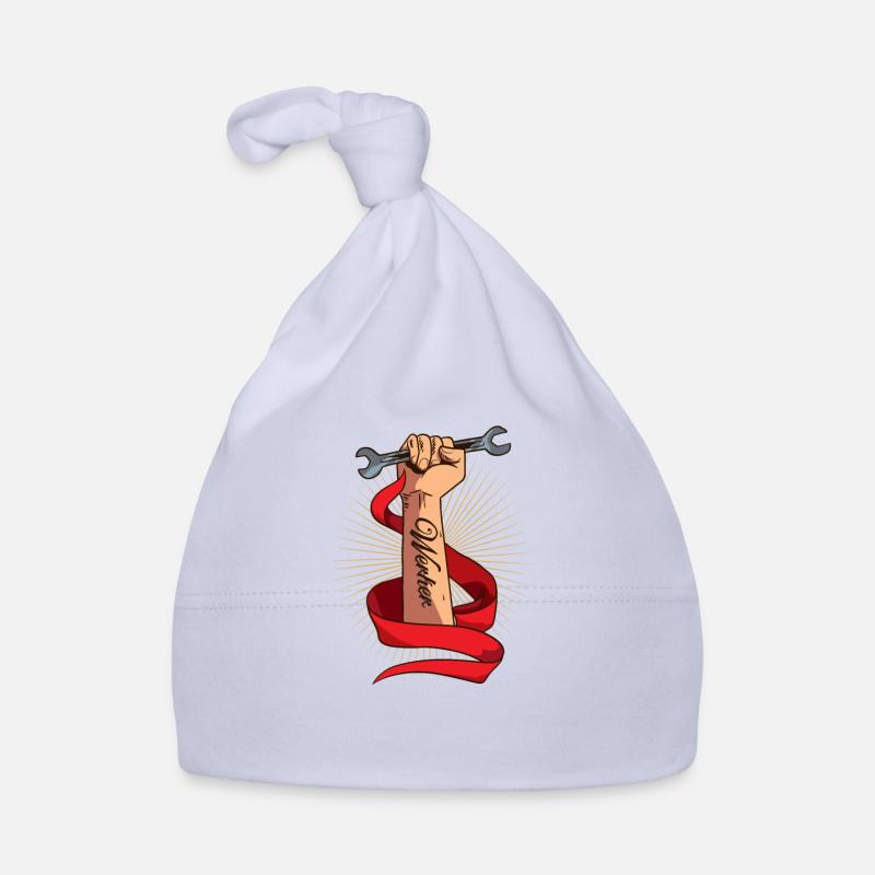 Handwerker Berufe Baby Bio-Mütze
