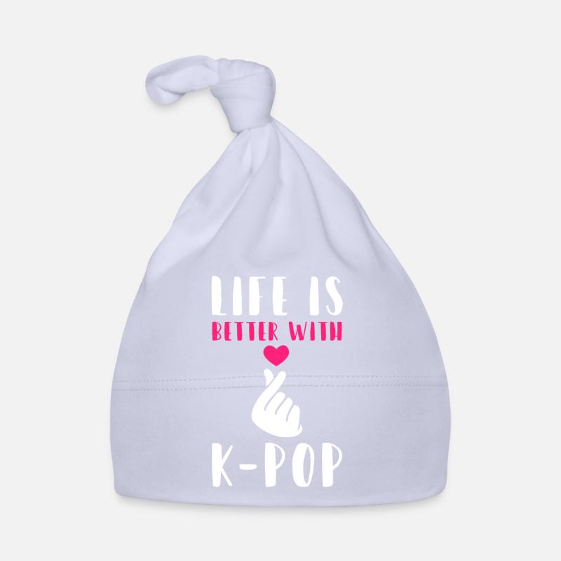 K-Pop K-Pop cadeau - Bonnet bio Bébé - ciel