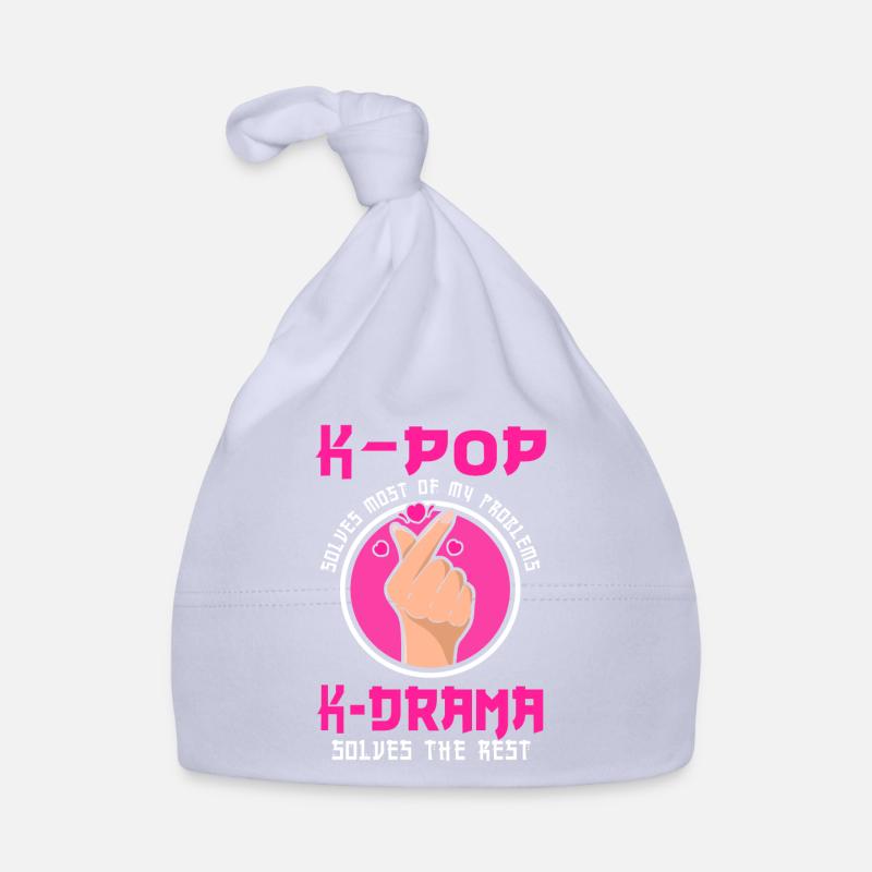 K-Pop & K-Drama cadeau K-Pop - Bonnet bio Bébé - ciel