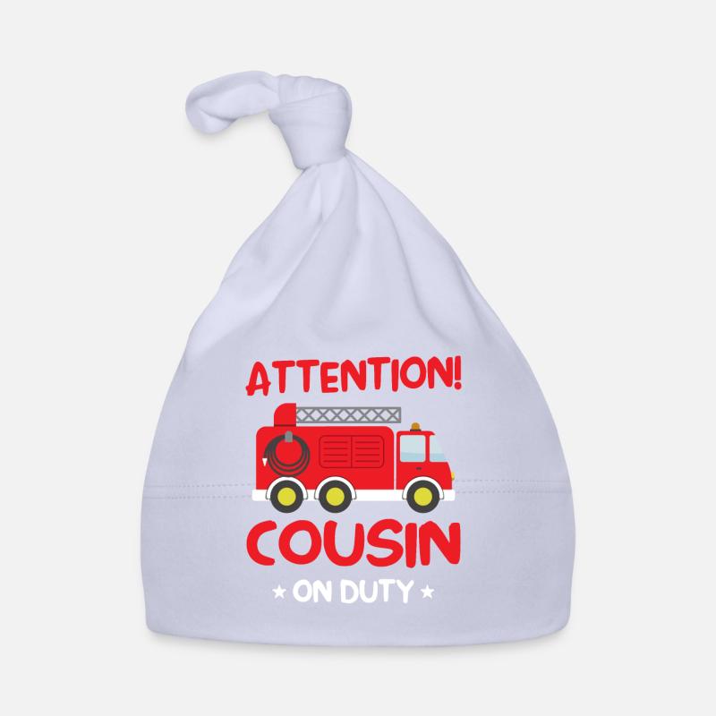 Cousin Firefigher Cousin Boy Geschenk Baby Bio-Mütze