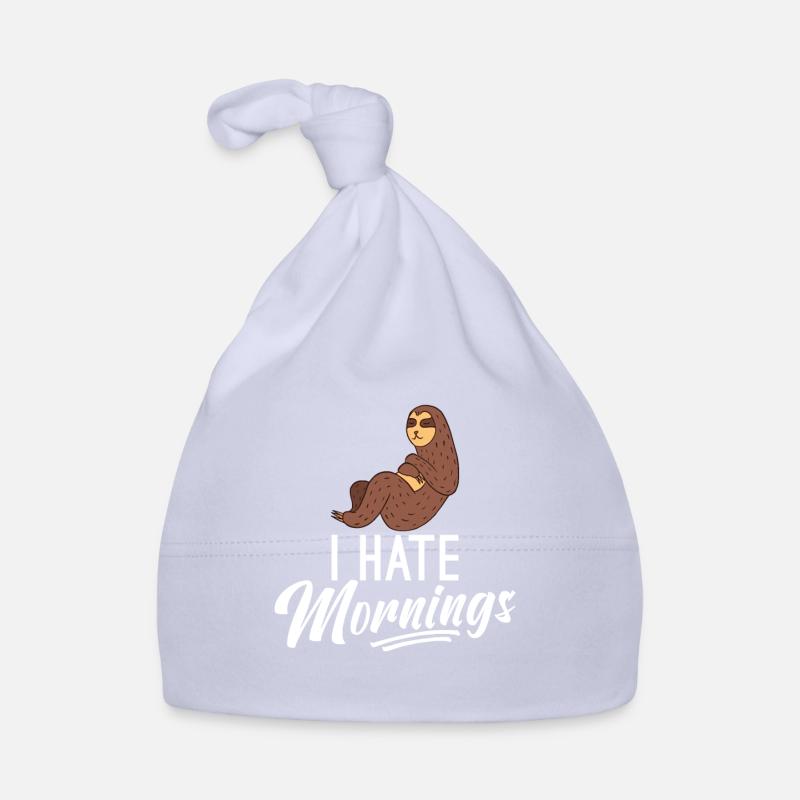 I hate mornings Bonnet bio Bébé