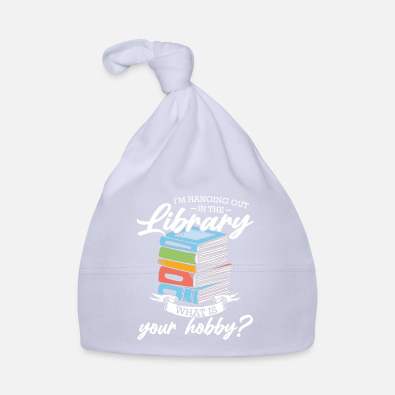 Library library Gift Organic Baby Cap