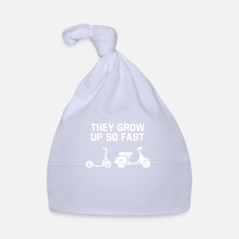 They Grow Up So Fast Roller Motorroller Scooter Baby Bio-Mütze