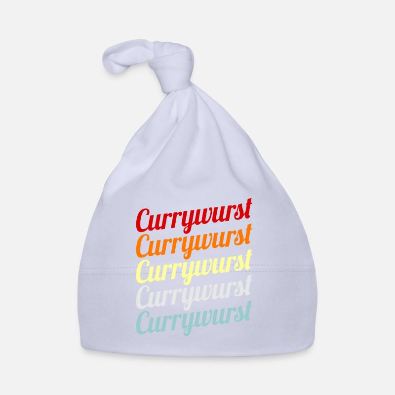 Currywurst - Baby Bio-Mütze - Sky