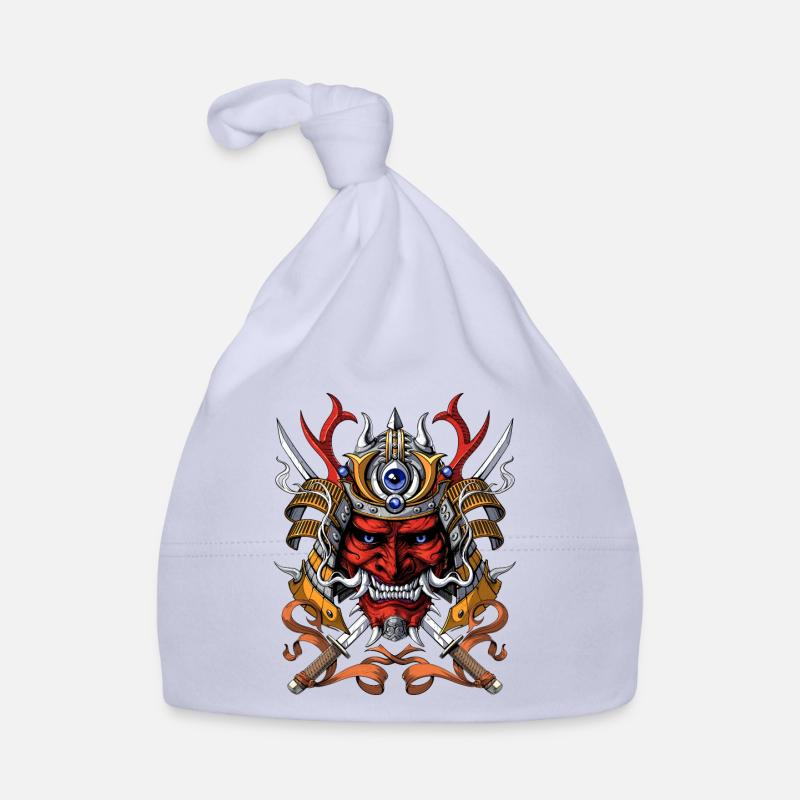 Démon Samouraï Oni Bonnet bio Bébé