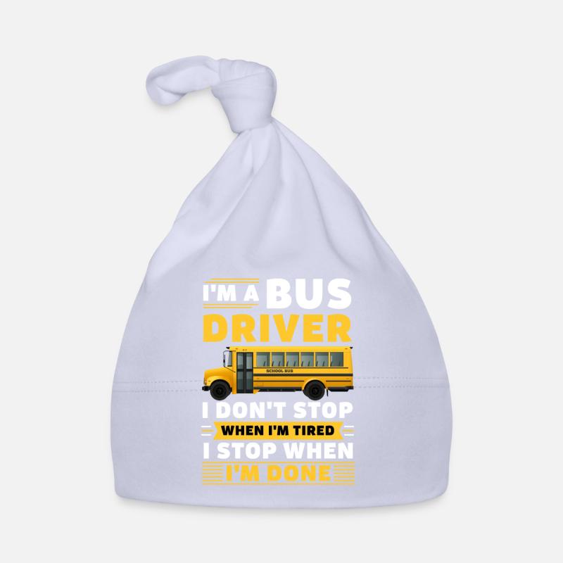 Schulbusfahrer Busfahrer Drive Geschenk Baby Bio-Mütze