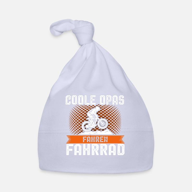 Fahrrad Radfahrer Opa Geschenk Baby Bio-Mütze