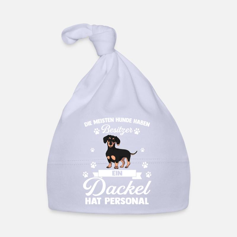 Teckel Cadeau Teckel Bonnet bio Bébé