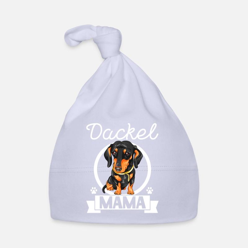 Dackel Mama Dackel Geschenk Baby Bio-Mütze