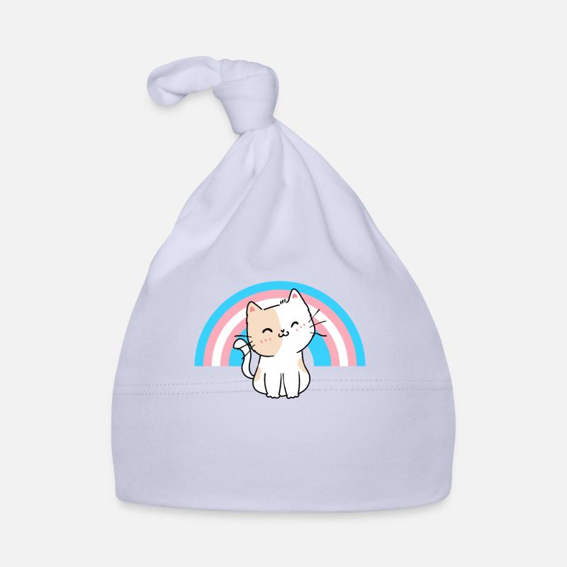 Transgender Cat Transgender Pride Cat Geschenk Baby Bio-Mütze