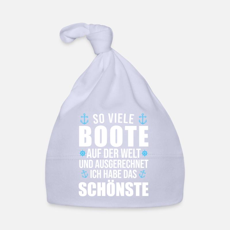 Motorboot Bootsfahrten Bootsfahrer Geschenk Baby Bio-Mütze