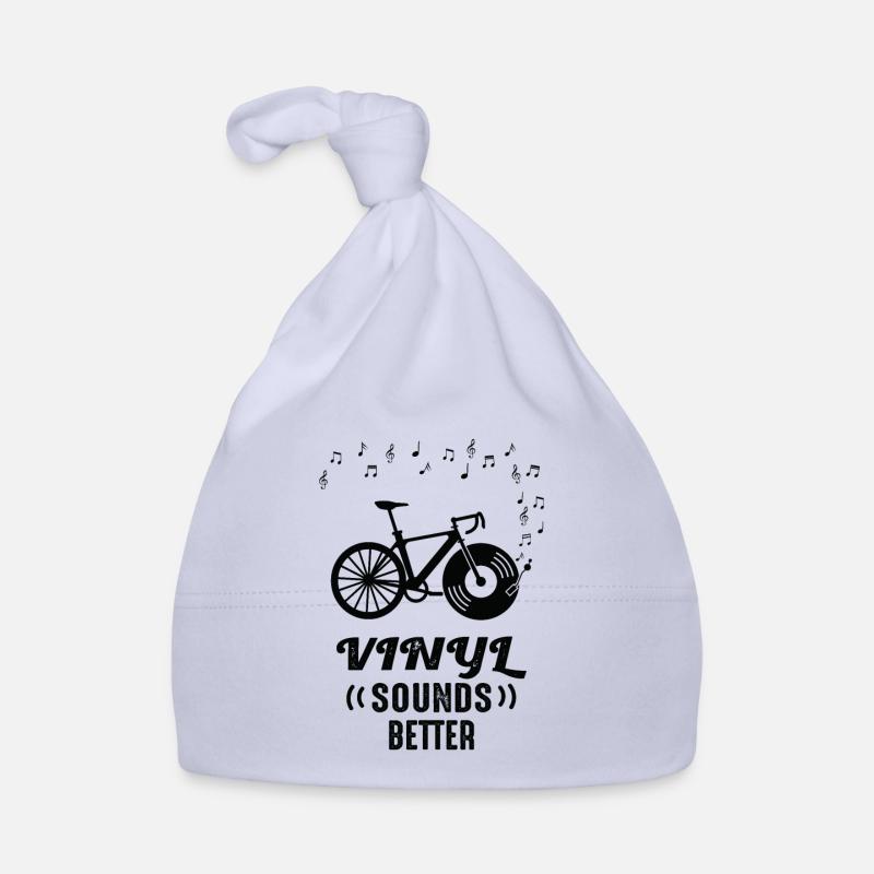 Vinyle Sonne mieux Vélo avec Record Bonnet bio Bébé