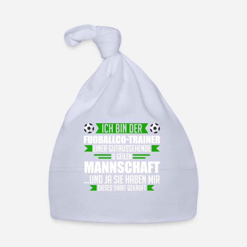 Fußball Co-Trainer Trainer Co-Trainer Geschenk Baby Bio-Mütze