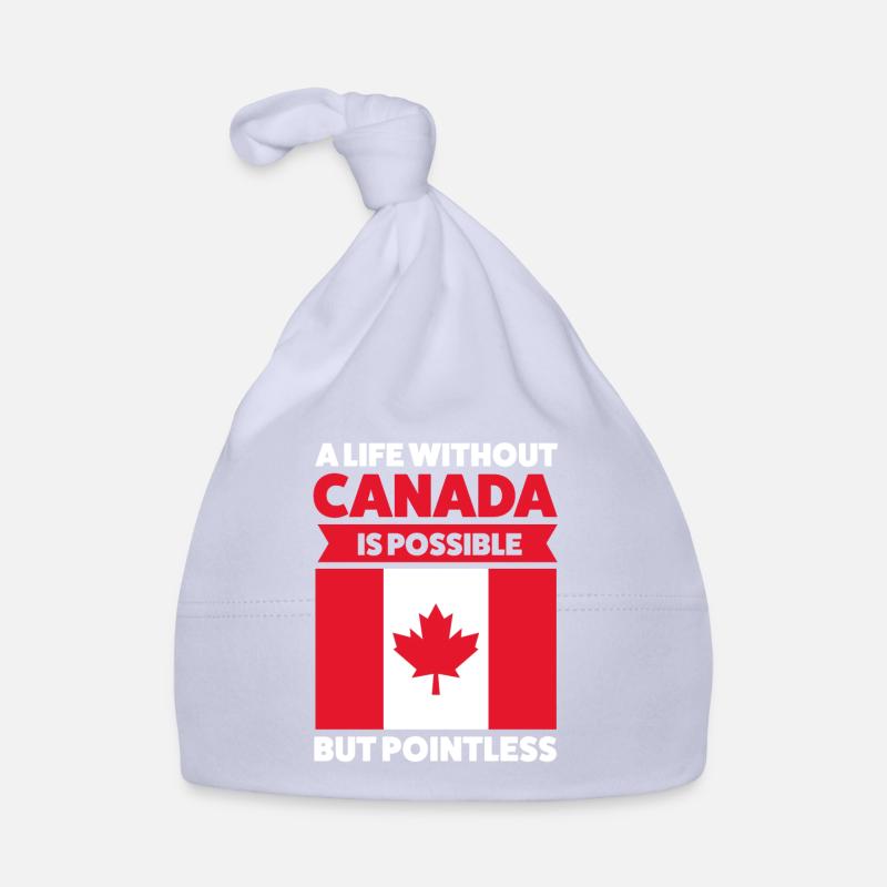 Canada Canada Canada Cadeau - Bonnet bio Bébé - ciel