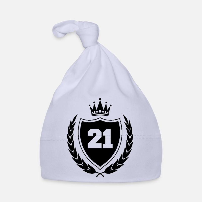 Armoiries 21 - Bonnet bio Bébé - ciel