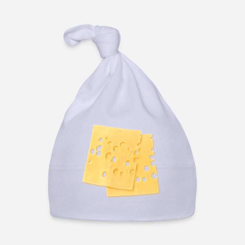 A slice of cheese for toast breakfast Organic Baby Cap