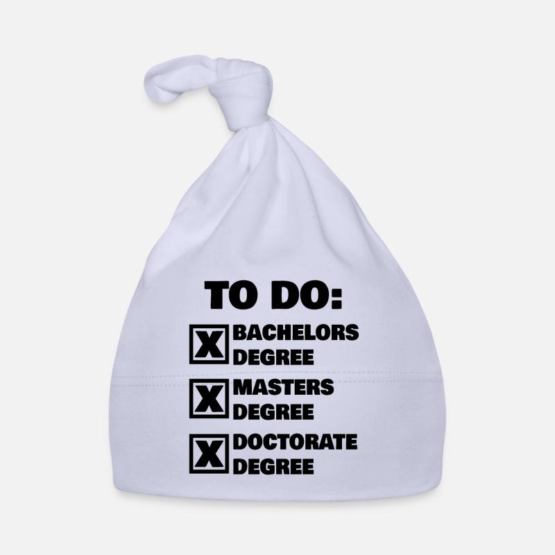 Funny PhD Doctorates Organic Baby Cap