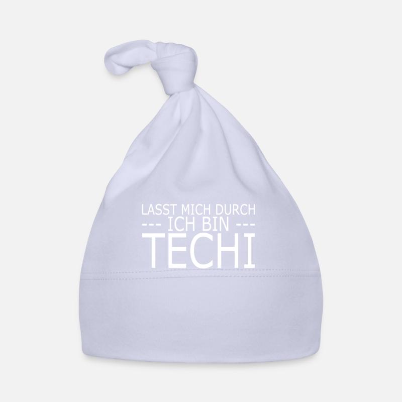 Lasst Mich Durch Ich Bin Techi IT Geek Baby Bio-Mütze