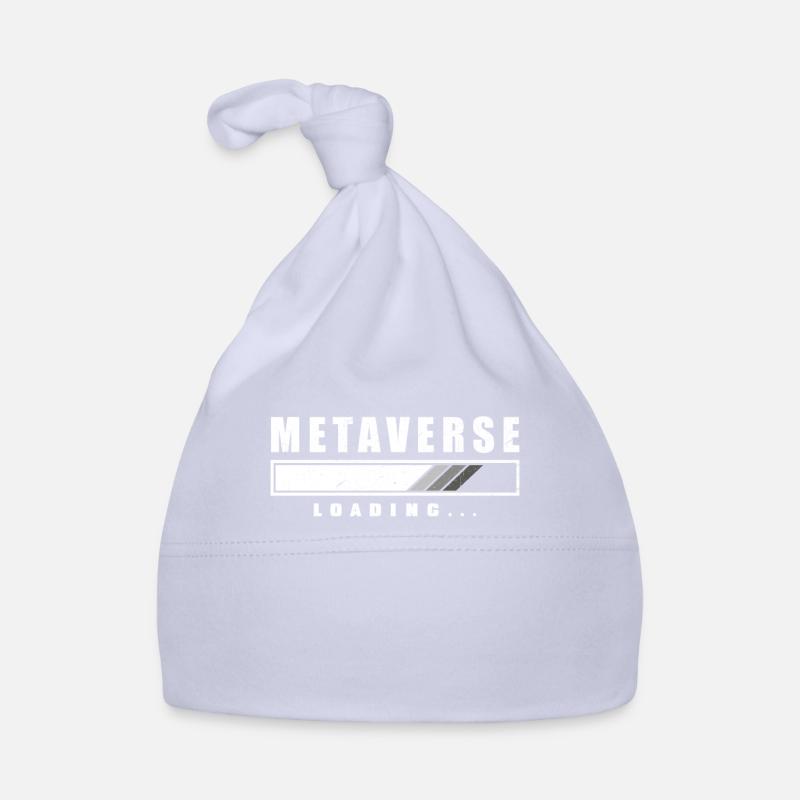Metaverse Funny Loading Design VR Organic Baby Cap