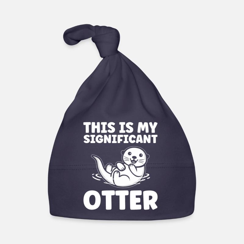 Otter Otter Animal Gift Organic Baby Cap