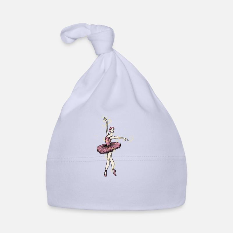 Ballet I Ballet Chaussures De Ballet Robe de Ballet Motif pour - Bonnet bio Bébé - ciel