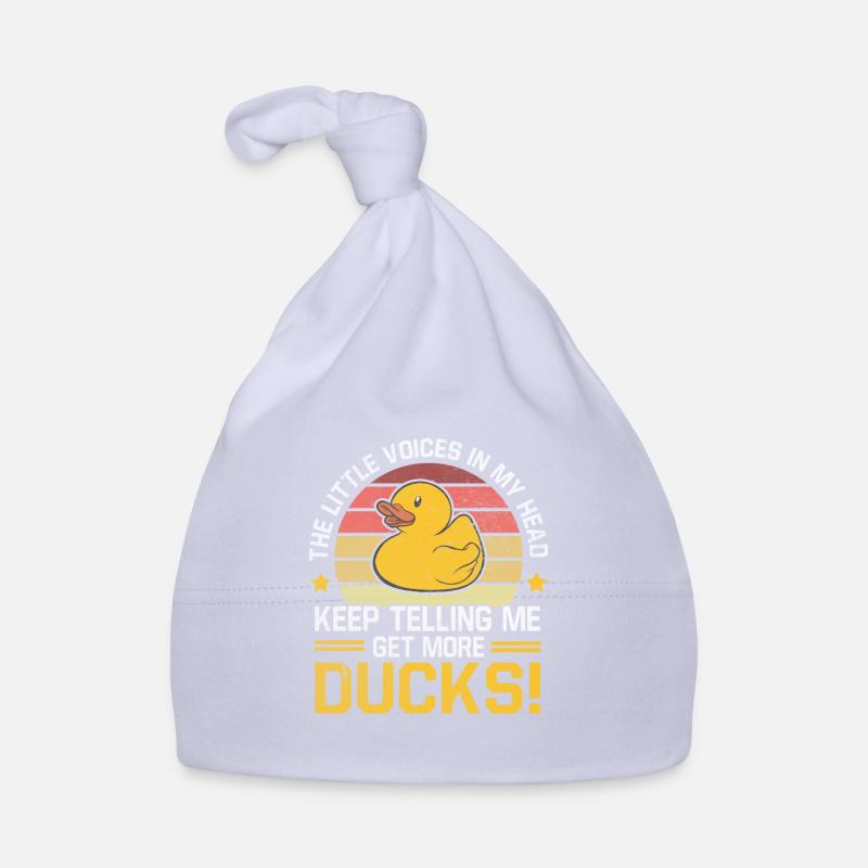 Canard grinçant Bain Canard Canard Canard Canards - Bonnet bio Bébé - ciel