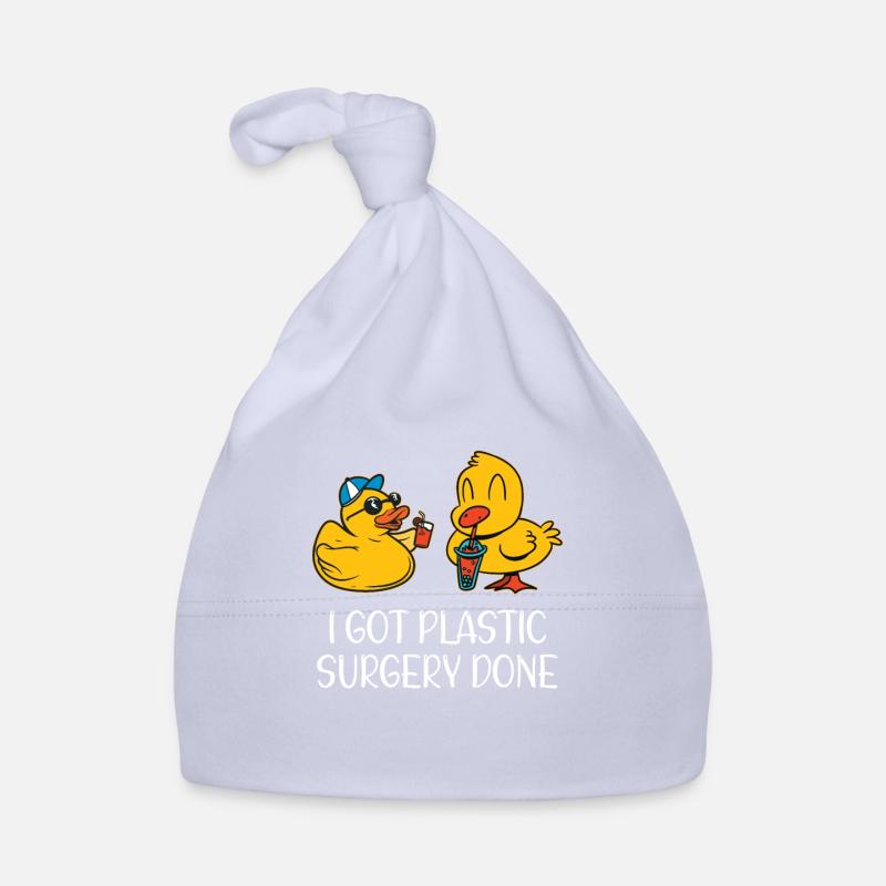 Quietscheente Badeente Enten Plastic Surgery Done Baby Bio-Mütze
