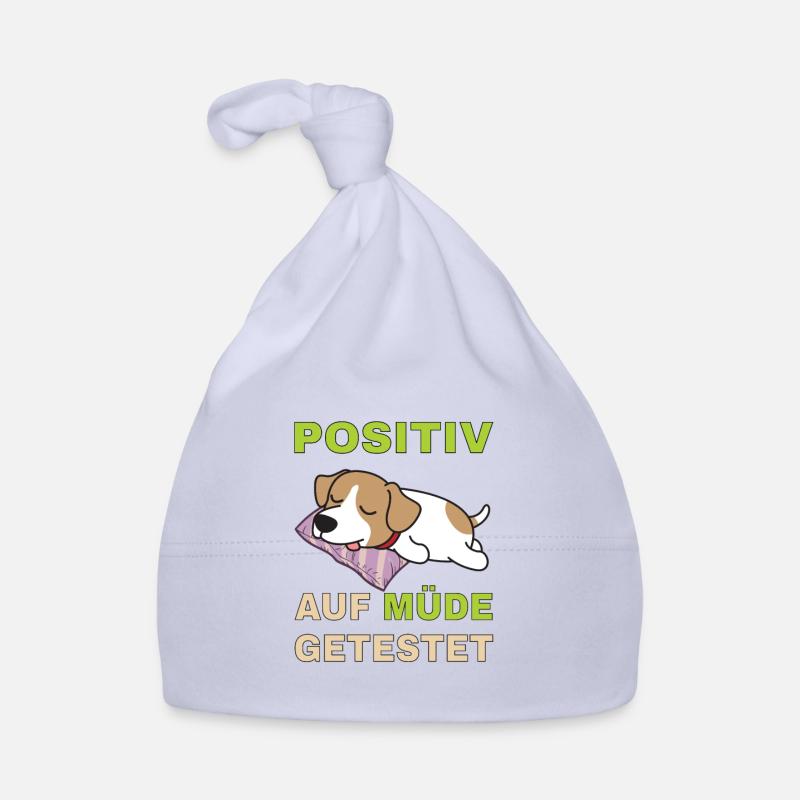 Positiv auf Müde getestet Jack Russel Baby Bio-Mütze