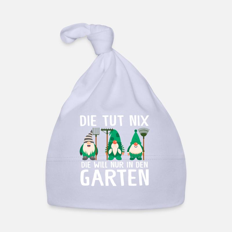 Garten Zwerge Gartenarbeit Geschenk - Baby Bio-Mütze - Sky