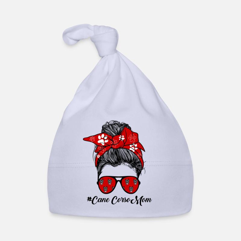 Cane Corso Mama Messy Bun Cane Corso Bonnet bio Bébé