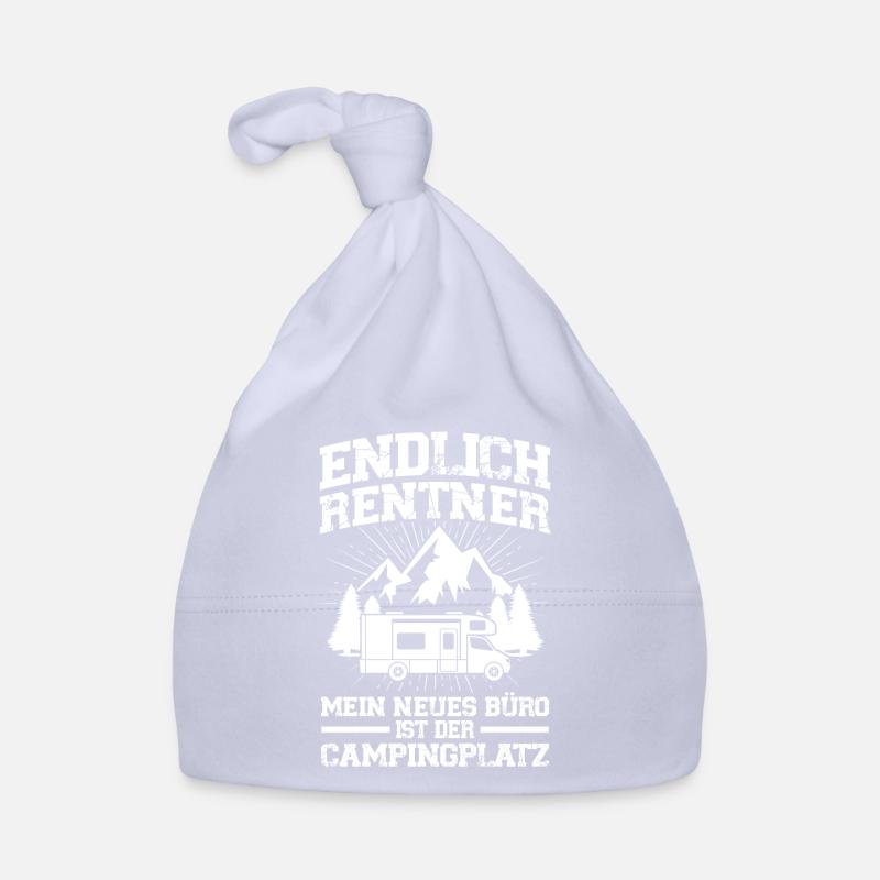 Rentner Campen Camper Geschenk Baby Bio-Mütze