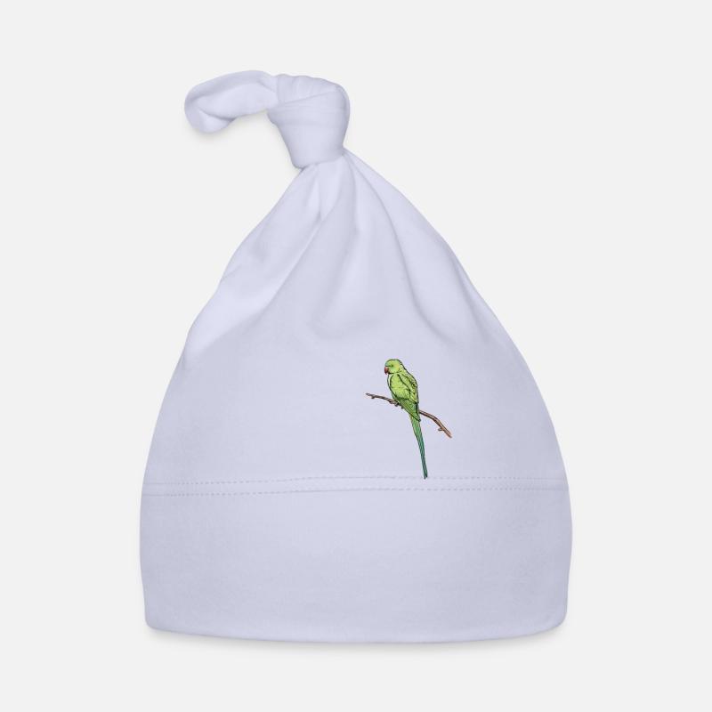 Perruche à collier I Alexander Parakeet Motif pour Bonnet bio Bébé