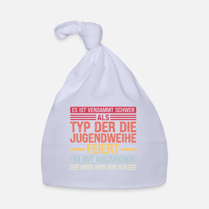 Jugendweihe Feier Jugend Geschenk Baby Bio-Mütze
