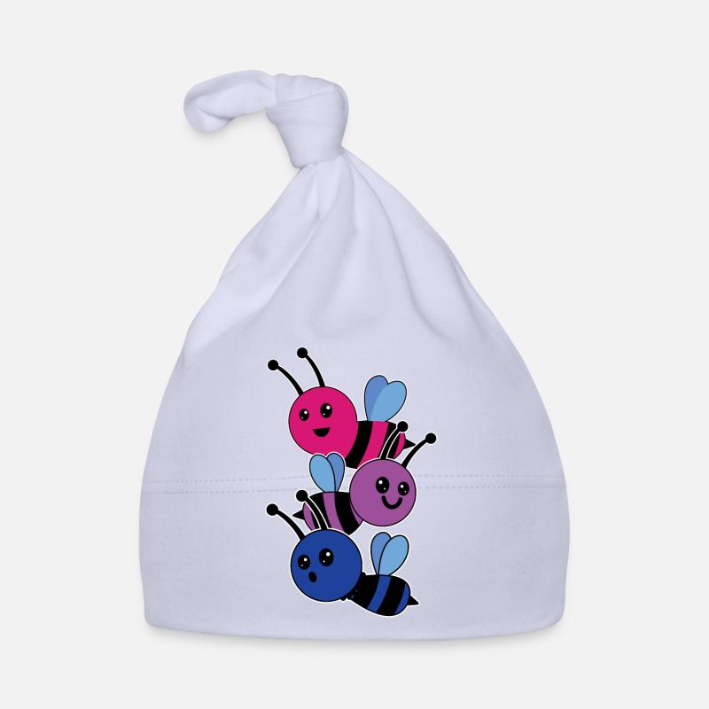 Bisexual Bee Bisexual Organic Baby Cap