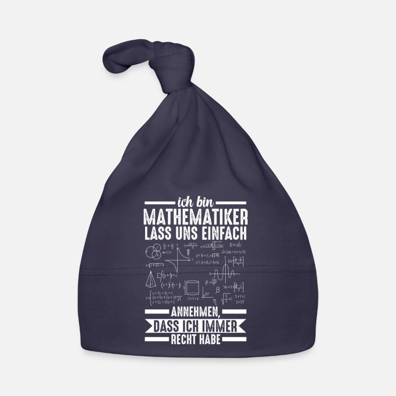Mathematiker Beruf Mathematik Geschenk Baby Bio-Mütze
