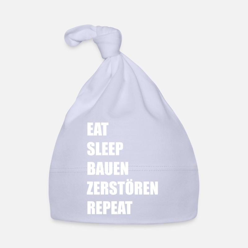 Klemmbaustein Bauen Steine Geschenk Baby Bio-Mütze