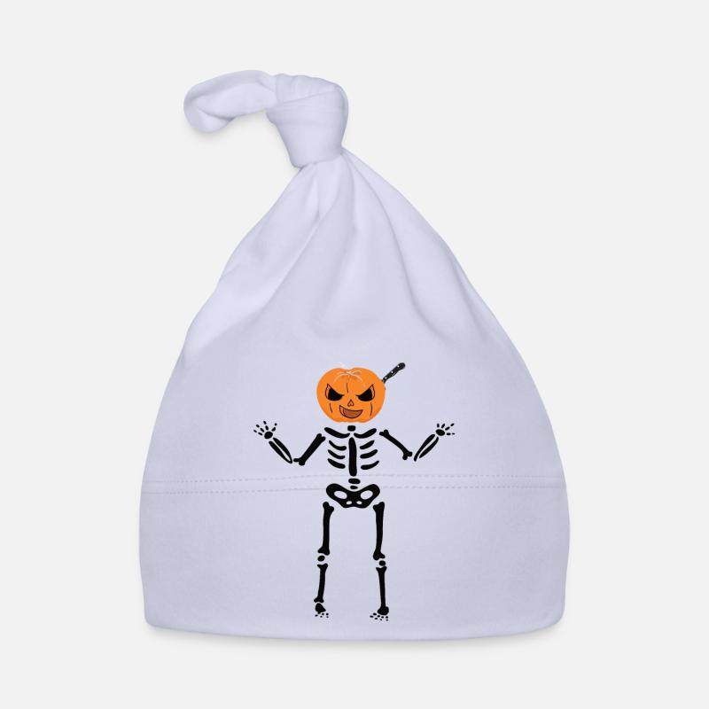 Skeleton Organic Baby Cap
